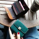 【馬皮毛一體豹紋短夾】【多卡位帶零錢位】真皮輕奢豹紋馬毛皮毛一體小巧女錢包皮夾短夾