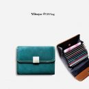 【馬皮毛一體豹紋短夾】【多卡位帶零錢位】真皮輕奢豹紋馬毛皮毛一體小巧女錢包皮夾短夾