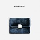 【馬皮毛一體豹紋短夾】【多卡位帶零錢位】真皮輕奢豹紋馬毛皮毛一體小巧女錢包皮夾短夾