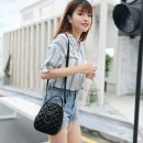 百搭菱格手縫線女包迷你小包包手提側背斜背包