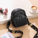 寬肩帶小包包女新款秋冬複古單肩包韓版百搭側背斜背包
