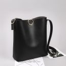 子母包水桶包純色大包包女新款個性百搭子母包水桶包休閑斜背側背包