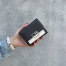 【正韓設計撞色短夾】正韓版型百搭時尚純色撞色清新女錢包皮夾短夾