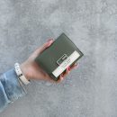 【正韓設計撞色短夾】正韓版型百搭時尚純色撞色清新女錢包皮夾短夾