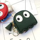 【真皮大眼睛零錢包鑰匙包】進口小牛皮卡通大眼睛迷你時尚零錢包小錢包