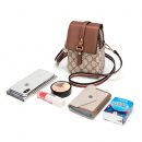 多夾層裝手機的小包包女迷你小包手機包零錢包側背斜背包