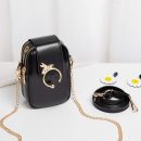 韓版純色網紅小包包女手機包時尚百搭迷你零錢包斜背側背包