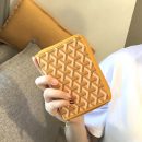 【24卡位2貼袋大容量】【可放護照駕駛執照】韓版個性精緻印花大容量防消磁小巧錢包皮夾風琴短夾