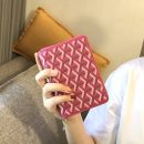 【24卡位2貼袋大容量】【可放護照駕駛執照】韓版個性精緻印花大容量防消磁小巧錢包皮夾風琴短夾