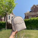 雙肩後背包包女新款韓版休閑百搭時尚軟皮女士迷你小背包