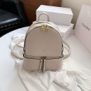 後背包女韓版簡約純色百搭旅行後背包小背包