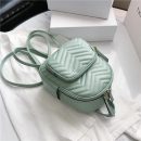 後背包女2020新款經典菱格休閑百搭學院風手提後背包