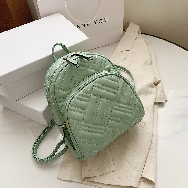 後背包大容量時尚休閑百搭少女感減齡女包手提斜背後背包