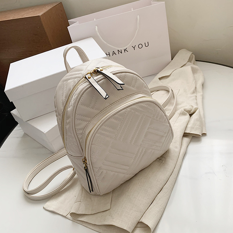 後背包大容量時尚休閑百搭少女感減齡女包手提斜背後背包