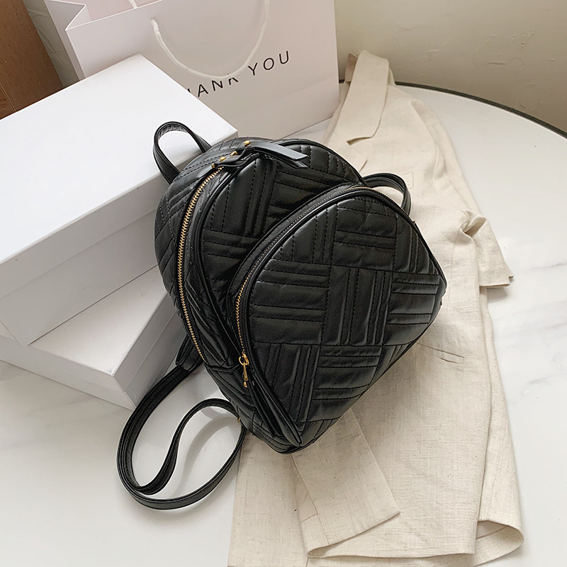 後背包大容量時尚休閑百搭少女感減齡女包手提斜背後背包