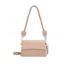 氣質百搭質感壓紋個性肩帶女包小方包側背斜背包