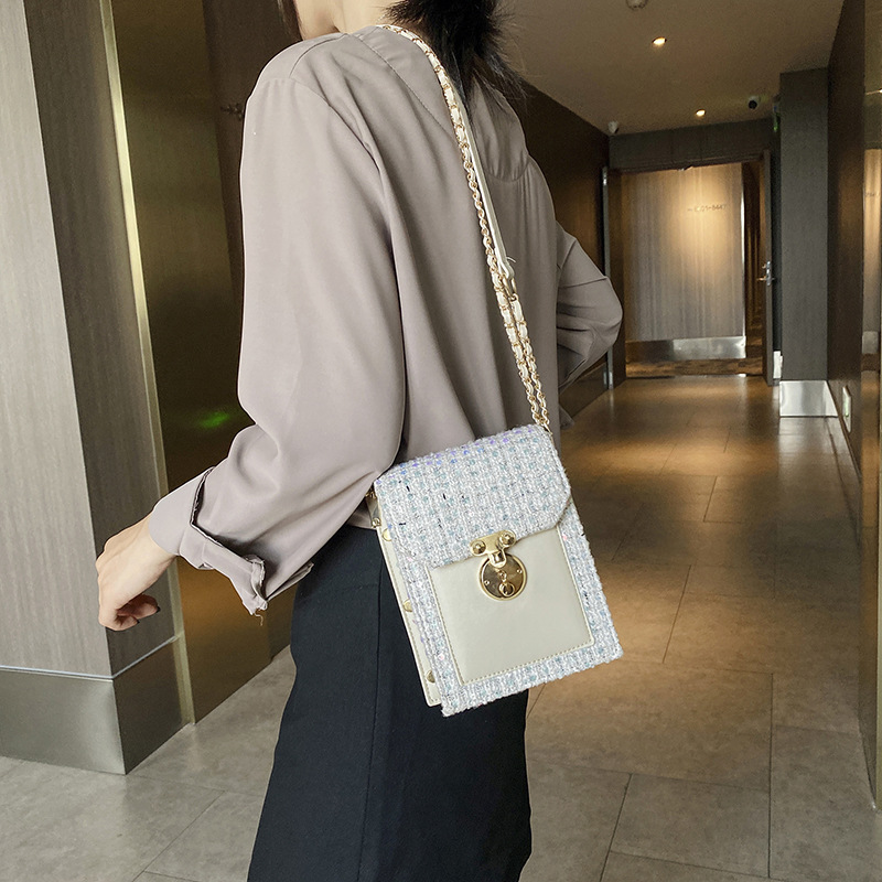 小包包女包時尚百搭單肩網紅流行鏈條手機包斜背包