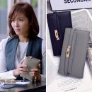 【OL氣質凱莉長夾】純色百搭氣質OL荔枝紋皮鎖扣質感女錢包皮夾長夾