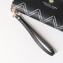 【正韓設計純色拉鍊長夾】【多功能大容量】正韓版型純色愛心拉鏈女錢包皮夾長夾