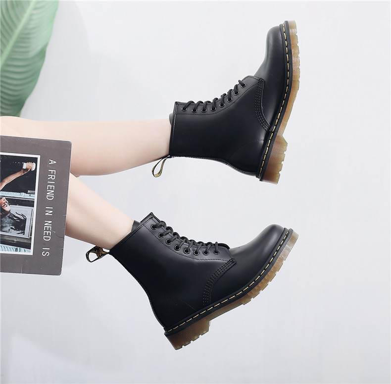 小牛皮牛筋底經典版多色高幫1460馬丁鞋男女英倫情侶短靴男女真皮靴子圓頭潮流機車工裝靴 小牛皮牛筋底經典版多色高幫1460馬丁鞋男女英倫情侶短靴男女真皮靴子圓頭潮流機車工裝靴