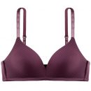 【超薄無感無鋼圈】【條紋律動杯身】0.2cm超薄光面條紋律動杯身舒適自在無痕無感無鋼圈內衣