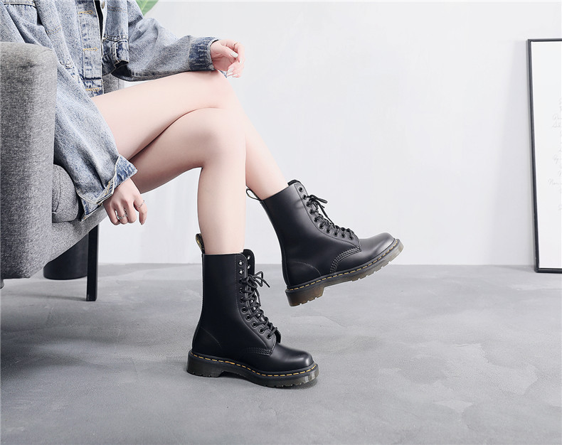 【專櫃級10孔中高筒馬丁鞋】【頂級真皮牛筋底】【經典版1490】中高筒10孔馬丁鞋經典軟皮英倫風短靴男女馬丁鞋 【專櫃級10孔中高筒馬丁鞋】【頂級真皮牛筋底】【經典版1490】中高筒10孔馬丁鞋經典軟皮英倫風短靴男女馬丁鞋