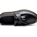 小牛皮真皮厚底牛筋底英倫氣質流蘇低幫馬丁鞋樂福鞋