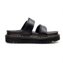 日韓爆賣納帕紋小牛皮真皮厚底馬丁涼鞋原宿厚底外穿拖鞋搭釦沙灘綁帶涼鞋