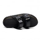 日韓爆賣納帕紋小牛皮真皮厚底馬丁涼鞋原宿厚底外穿拖鞋搭釦沙灘綁帶涼鞋