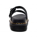 日韓爆賣納帕紋小牛皮真皮厚底馬丁涼鞋原宿厚底外穿拖鞋搭釦沙灘綁帶涼鞋