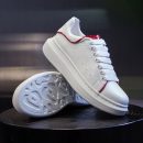 小牛皮真皮日韓爆賣厚底顯瘦增高麥昆鞋小白鞋秋季休閑平底韓版小白鞋女四季女鞋