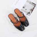 IG網紅同款氣質百搭配洋裝的涼拖鞋方根包頭女鞋