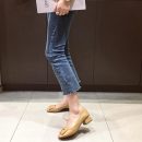 韓版OL氣質純色淺口方跟工作單鞋舒適粗跟女鞋