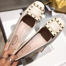 正韓版型OL氣質純色方頭淺口奶奶鞋金屬扣女鞋潮流粗跟單鞋女高跟鞋小皮鞋