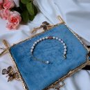 天然淡水珍珠水晶手鍊原創手工手鏈顯氣質時尚輕奢手飾