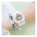 【文藝運動防水電子手錶】【贈送手鍊】明星同款IG網紅獨角獸文藝運動氣質手鍊電子手錶禮盒