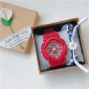 【文藝運動防水電子手錶】【贈送手鍊】明星同款IG網紅獨角獸文藝運動氣質手鍊電子手錶禮盒