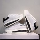 全掌氣墊小牛皮真皮小白鞋新款增高氣墊厚底百搭麥昆鞋單鞋板鞋女鞋