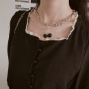 【黑櫻桃吊墜項鍊】正韓設計網紅暗黑甜美風格黑櫻桃吊墜項鍊