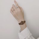 【鎢鋼復古氣質】【鑲鑽小錶盤】vintage復古小錶盤簡約時尚鎢鋼色文藝OL氣質女錶手錶