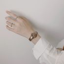 【鎢鋼復古氣質】【鑲鑽小錶盤】vintage復古小錶盤簡約時尚鎢鋼色文藝OL氣質女錶手錶