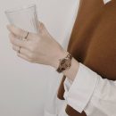 【鎢鋼復古氣質】【鑲鑽小錶盤】vintage復古小錶盤簡約時尚鎢鋼色文藝OL氣質女錶手錶