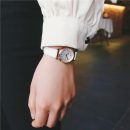 【復古法式小錶盤】【竹紋細皮帶】復古氣質法式簡約數字小錶盤細帶女手錶