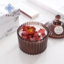 【菠蘿菊香氛蠟燭】【植物大豆蠟】【紫羅蘭香型】英式杯裝永生菠蘿菊乾燥花大豆蠟香氛蠟燭禮盒