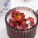 【菠蘿菊香氛蠟燭】【植物大豆蠟】【紫羅蘭香型】英式杯裝永生菠蘿菊乾燥花大豆蠟香氛蠟燭禮盒