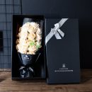 【18朵保鮮永生花束】【雅黑禮盒】經典濃情純手工製日式18朵永生保鮮香皂玫瑰花束禮盒