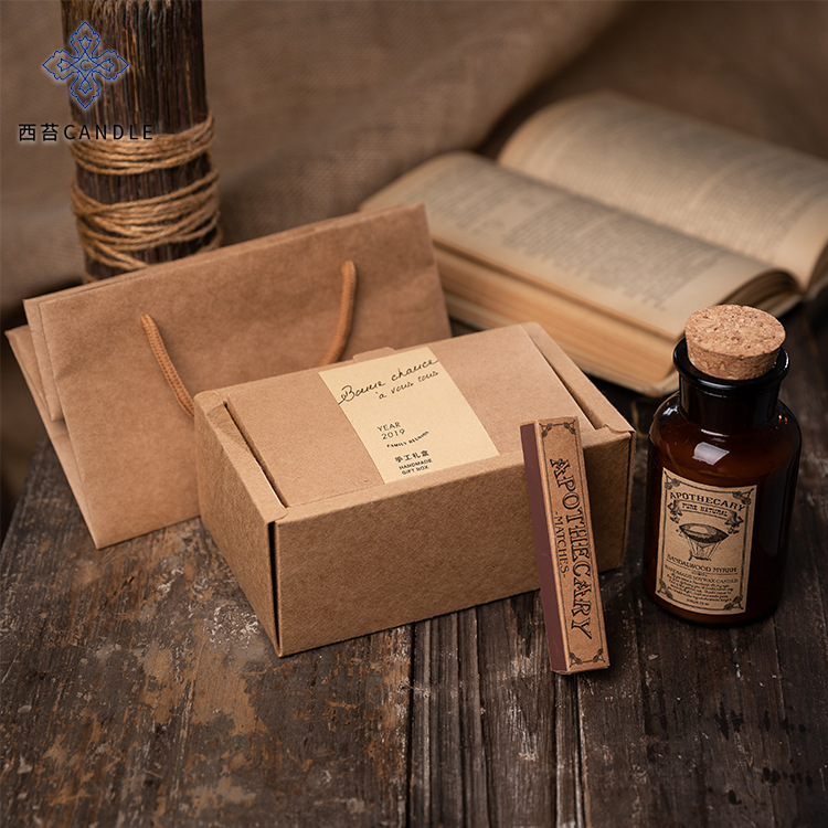 【藥劑棕瓶香氛蠟燭】【植物混合蠟】【琥珀烏木】輕奢復古藥劑棕瓶植物混合蠟香氛蠟燭禮盒 【藥劑棕瓶香氛蠟燭】【植物混合蠟】【琥珀烏木】輕奢復古藥劑棕瓶植物混合蠟香氛蠟燭禮盒
