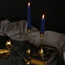 【歐式鐵藝燭臺】【電鍍黃銅色】歐式古典宮廷輕奢鐵藝電鍍黃銅高低燭臺