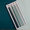 【四入漸變色】【植物混合蠟香氛蠟燭】歐式宮廷氣質漸變色植物混合蠟漸變色長桿香氛蠟燭四入組