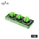 【三入】【多肉植物無煙蠟燭】超可愛純手工製多肉植物仙人掌造型無煙蠟燭三入禮盒